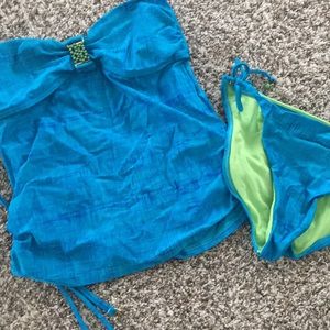 Tankini in Ocean Blue